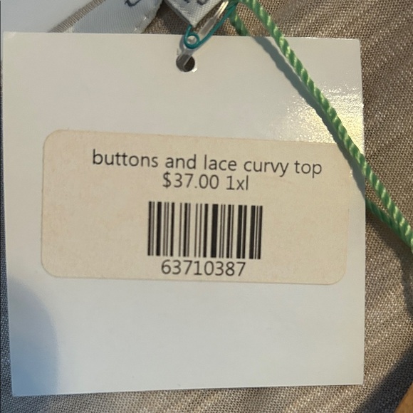 Umgee Tan and Brown Buttoned Tunic - Picture 6 of 6